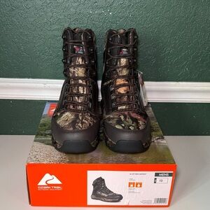 NEW! Ozark Trail Mossy Oak Men's Camo Hunting Boots Size 13